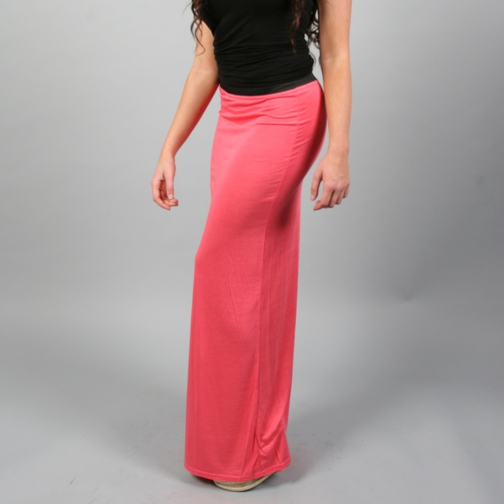 ☘️Maxi Skirt Coral Pink